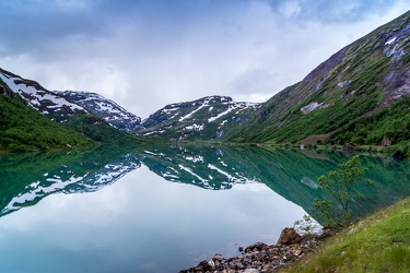 Reflections in lake